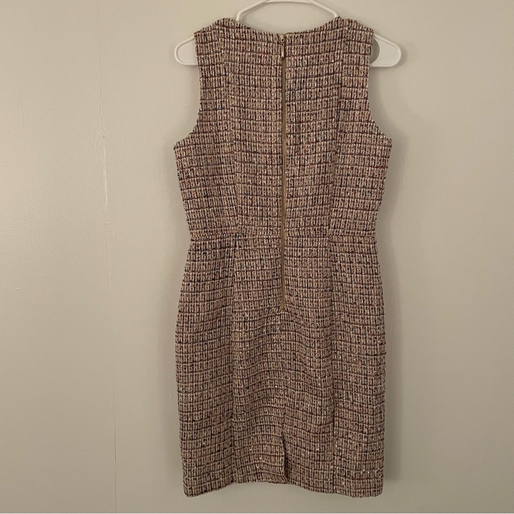 Pink/Nude/Multi Tweed Shift Dress from White House Black Market - Picture 3 of 7